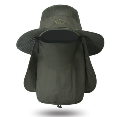 Lio Outdoor Bucket Hat | UV Protection Fisherman Hat with Removable Neck & Face Shield