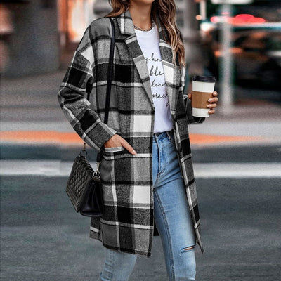 Bethany's Jacket™: Women's Plaid Coat