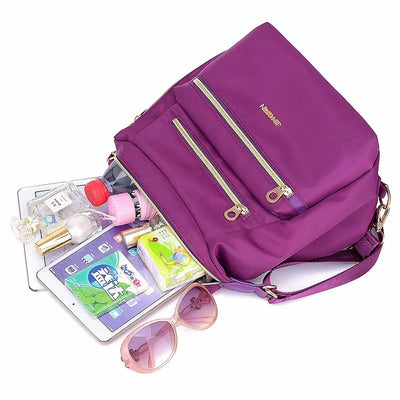 Convertible Multi-Purpose Handbag – Crossbody and Backpack with Multiple Compartments