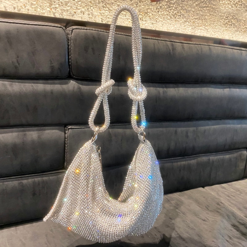 Sylvie Sparkle Bag | Glamorous Rhinestone Evening Handbag