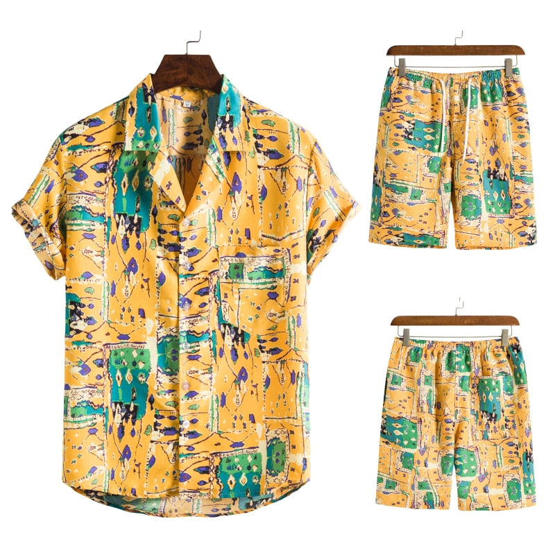 Hawaiian Men’s Set | Vibrant Summer Combo