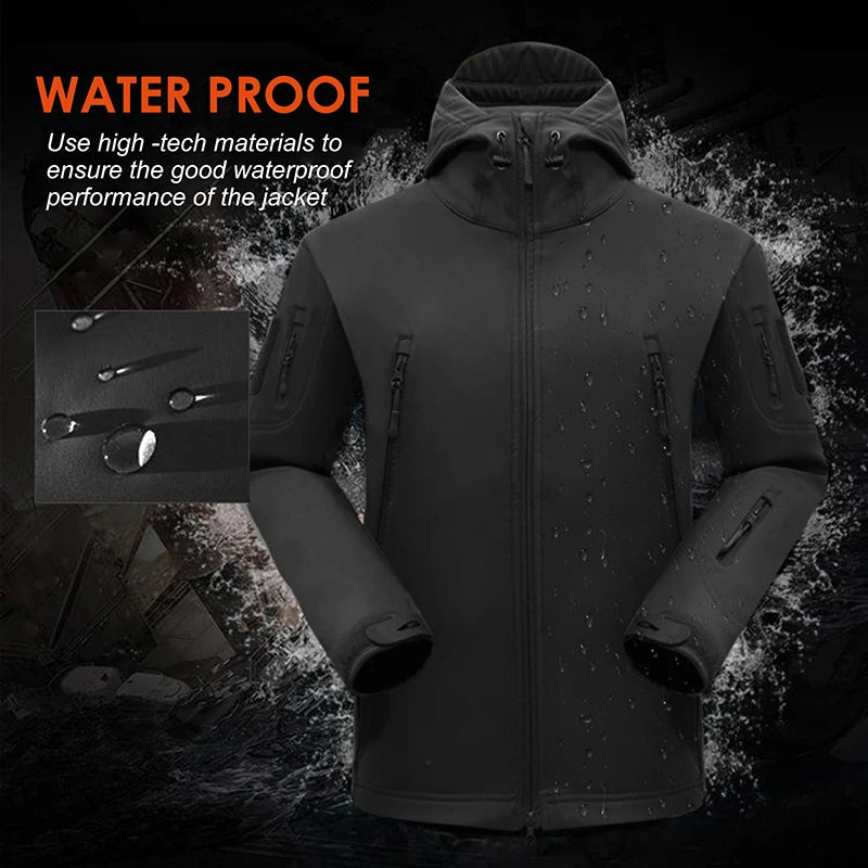 Outdoor Men's Waterproof Windproof Jacket