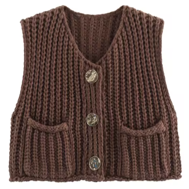 Aileen™ | Knitted Sleeveless Vest