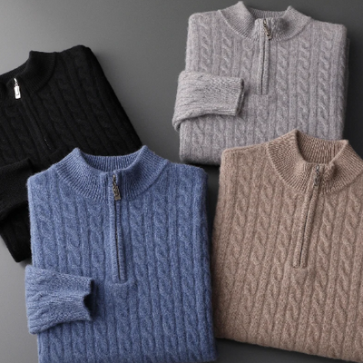 Gianni™ | Casual Half-Zip Sweater for Men