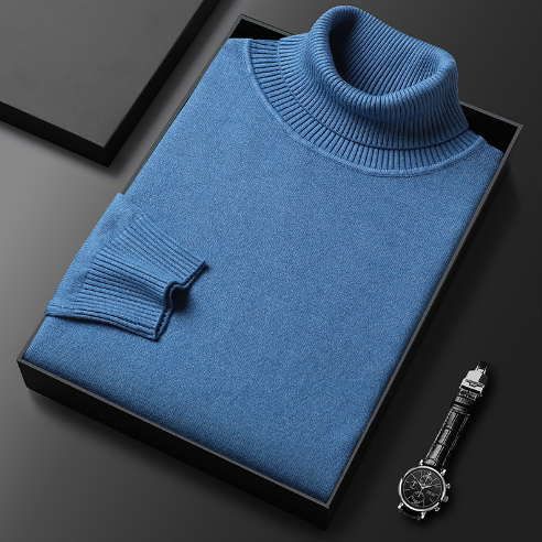 Pierre™ | Slim-Fit Turtleneck Sweater for Men