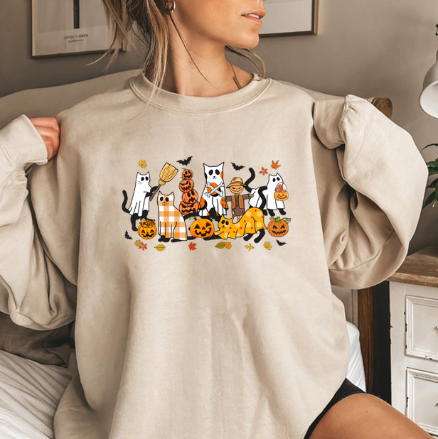 Halloween Print Sweater