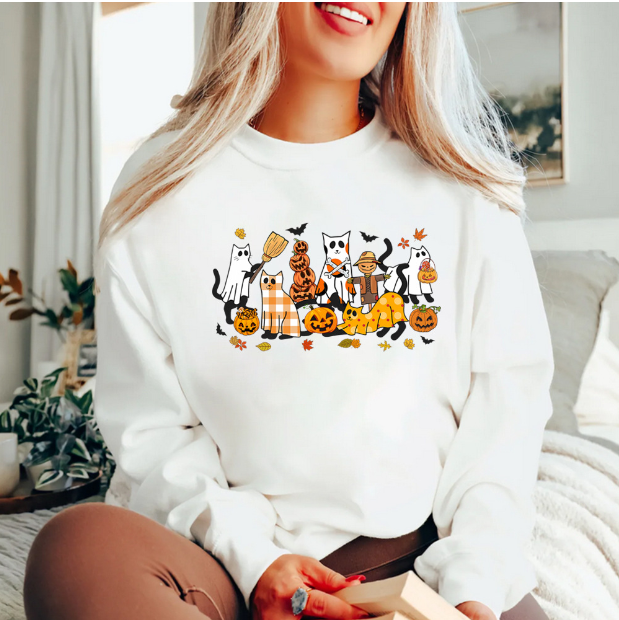 Halloween Print Sweater