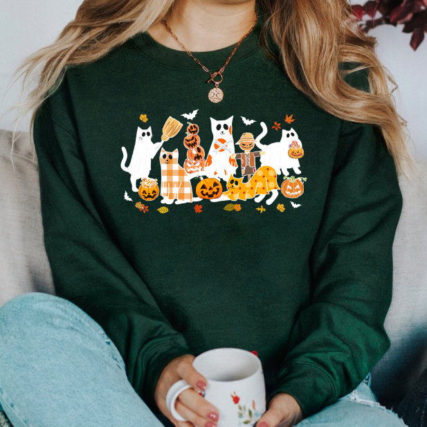 Halloween Print Sweater