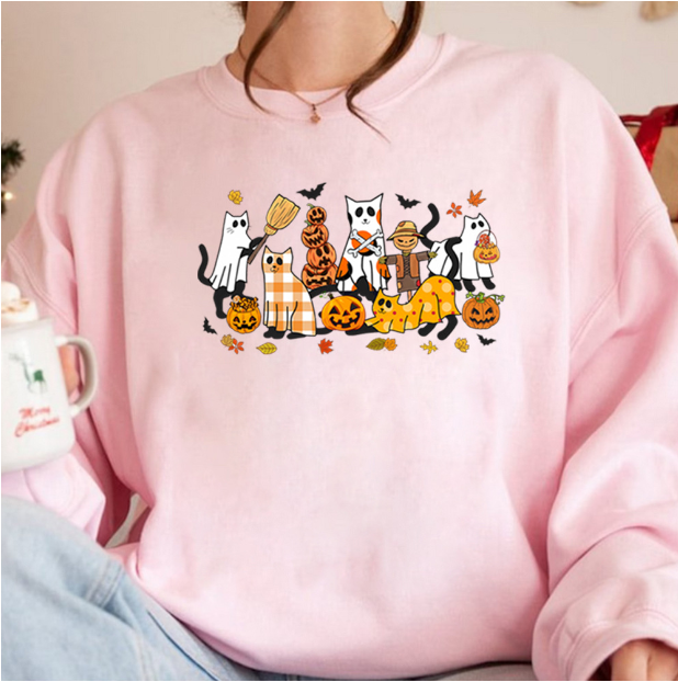 Halloween Print Sweater