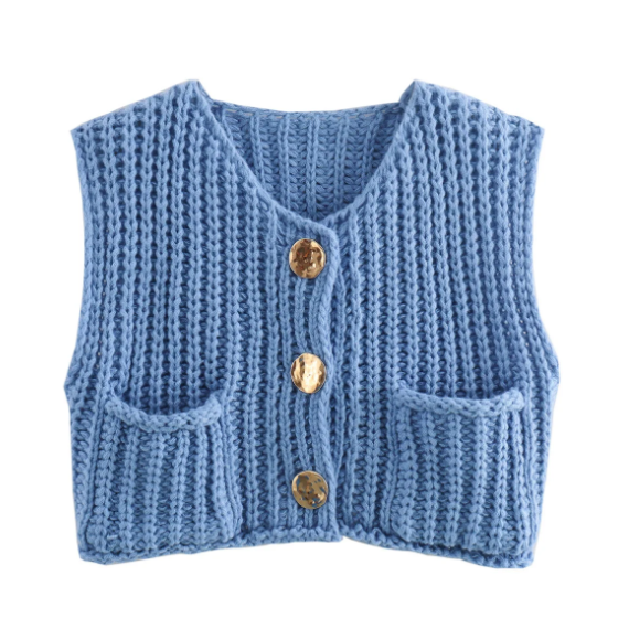 Aileen™ | Knitted Sleeveless Vest