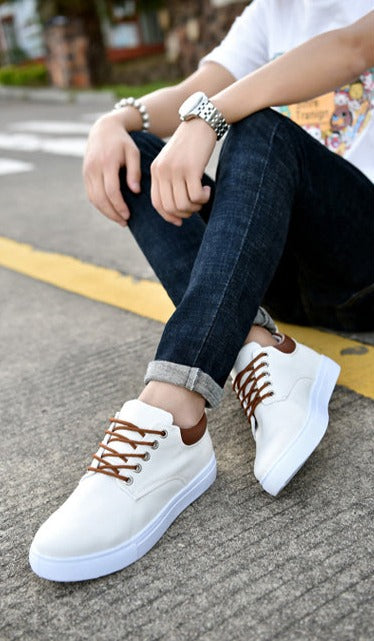 David™ Canvas Sneakers | Stylish Men's Sneakers with White Sole