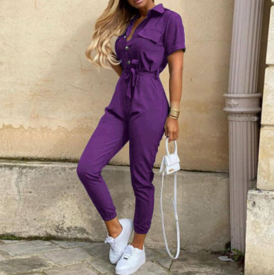 Button Down Jumpsuit for Women – Stylish & Comfortable All-in-One Outfit