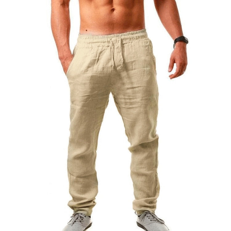 Jorian™ Linen Pants | Lightweight & Stylish Summer Trousers with Elastic Waistband