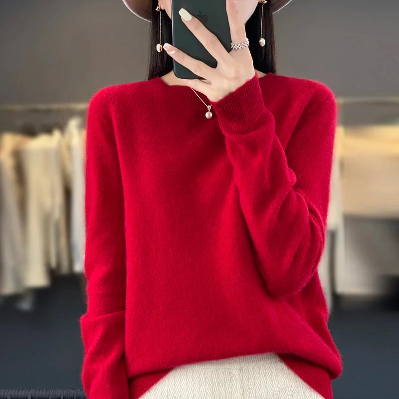 Women’s Soft Wool Sweater in Various Colors