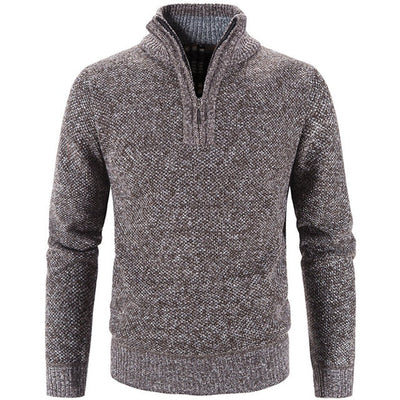 Meno Men's Pullover | A Stylish & Casual Half-Zip Sweater for Winter Warmth