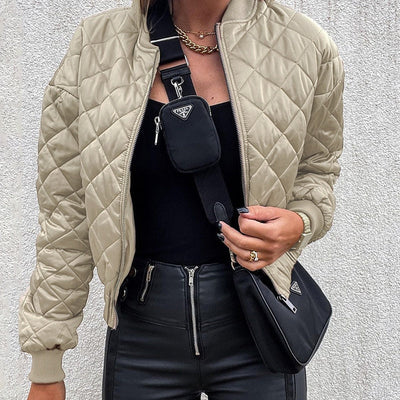 Sofia Jacket | Quilted Bomber Jacket for Effortless Style