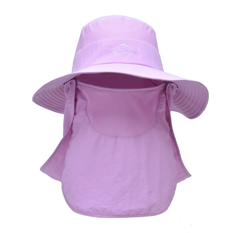 Lio Outdoor Bucket Hat | UV Protection Fisherman Hat with Removable Neck & Face Shield