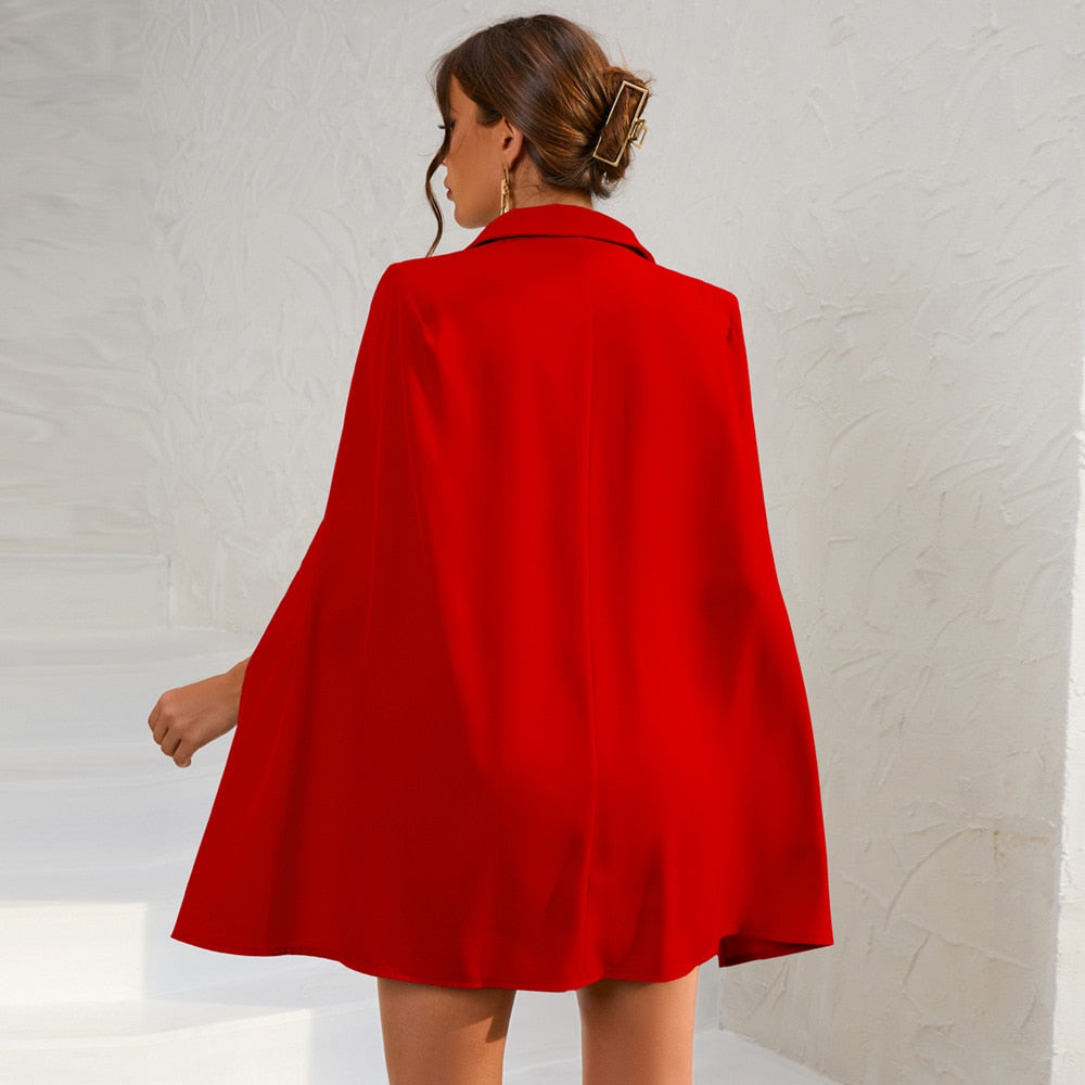 Manouk Cape Dress | Add a Touch of Class and Elegance to Your Wardrobe