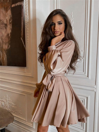 Sascha Satin Dress | An Elegant Women's Dress for Chic Occasions