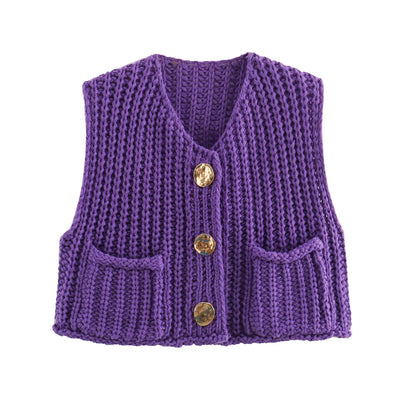 Bella | Stylish Knitted Vest for Women – Cozy & Trendy Layering Piece