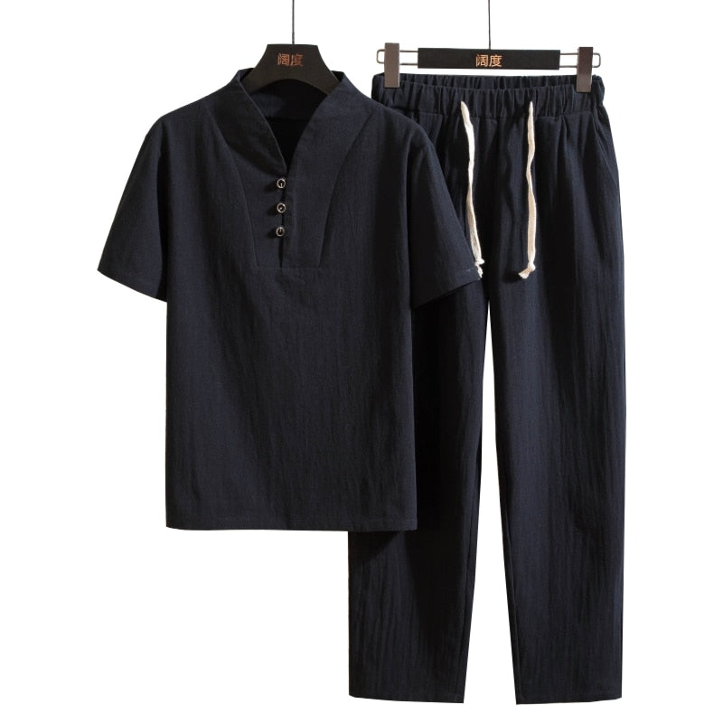 Luno™ | Men's Lightweight Linen Clothing Set for Summer Comfort