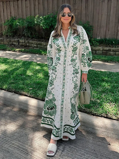 Grace™ | Breathable Boho Maxi Dress – Perfect for Summer