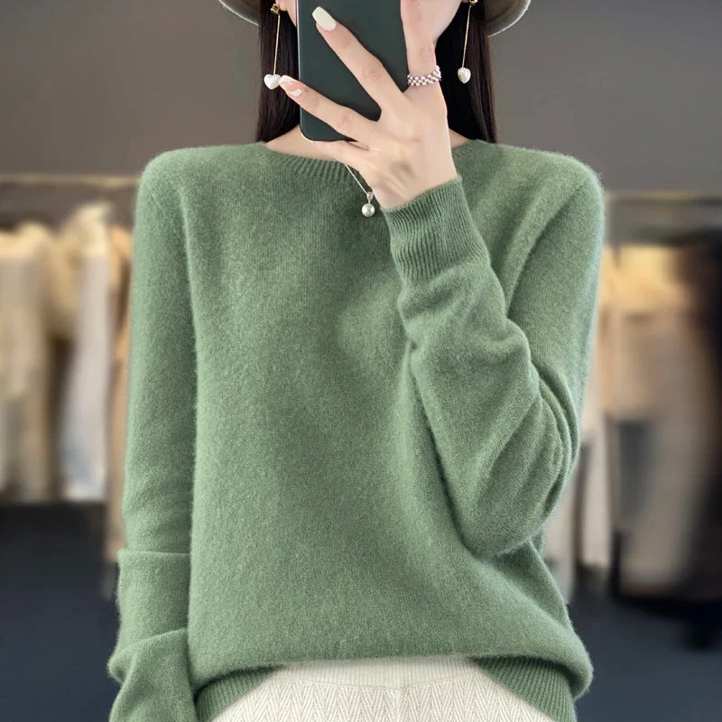 Women’s Soft Wool Sweater in Various Colors