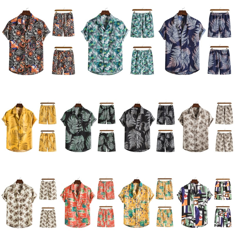 Hawaiian Men’s Set | Vibrant Summer Combo