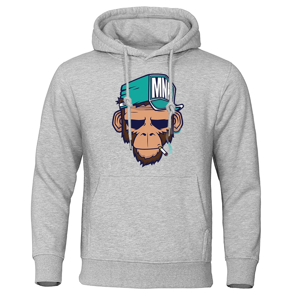 Monkey Casual Hoodie | Comfortable Winter Hoodie for Men