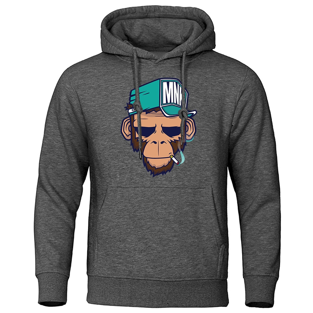 Monkey Casual Hoodie | Comfortable Winter Hoodie for Men