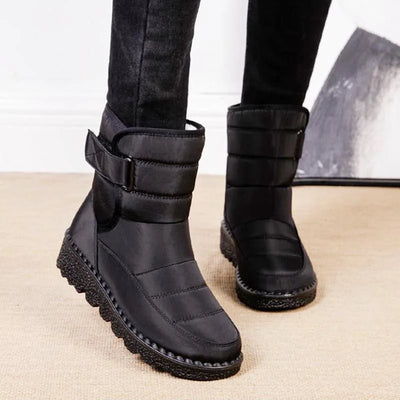 Women's Waterproof Winter Boots with Fur Lining and Anti-Slip Sole