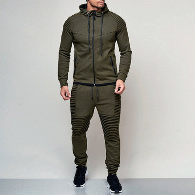 LoungeFlex Tracksuit | Stylish Slim-Fit Hoodie and Jogger Set