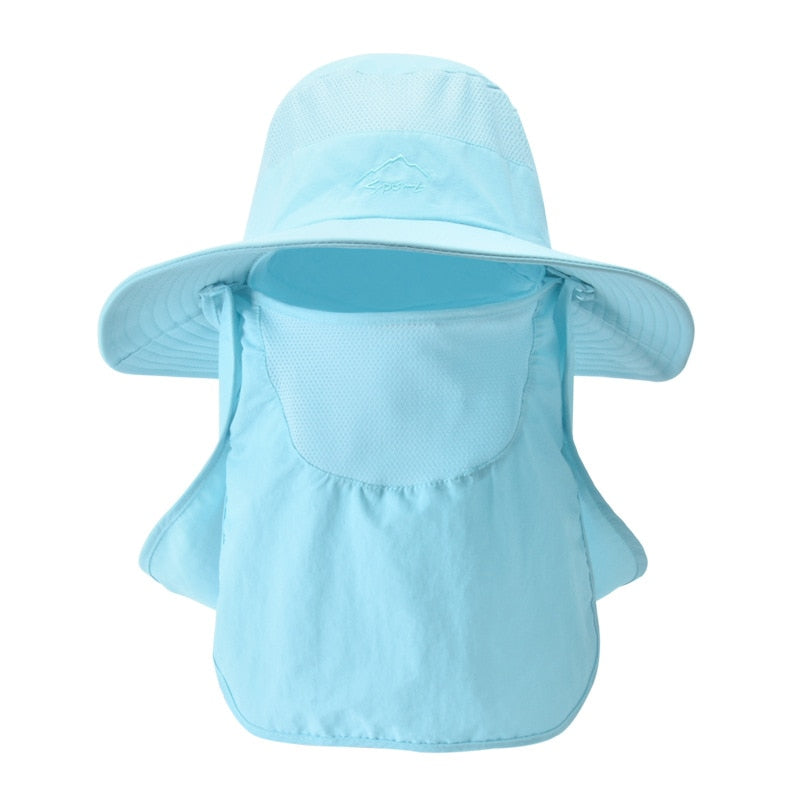 Lio Outdoor Bucket Hat | UV Protection Fisherman Hat with Removable Neck & Face Shield