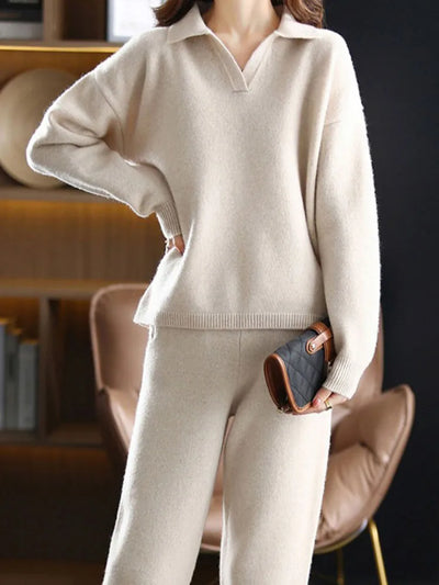 SHOGUN | Casual Elegance Knit Set – Cozy and Chic Two-Piece Outfit