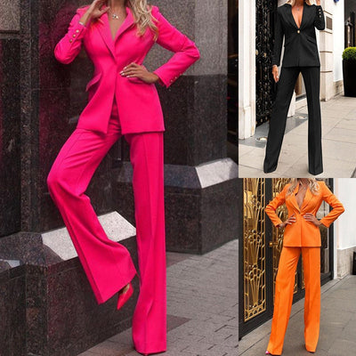 SylviaSuit™: Women's Blazer Suit - Chic, Tailored, and Professional