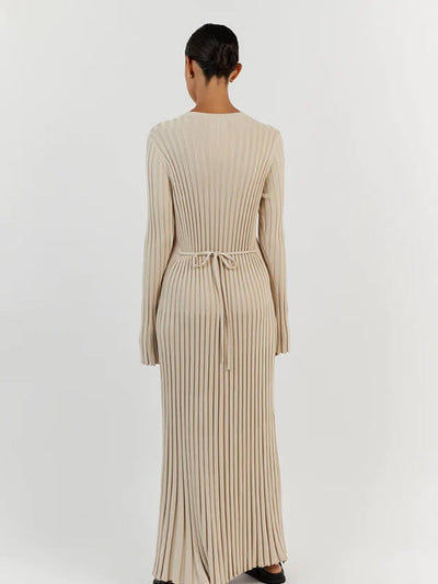 Lotus™ | Classic Long Knitted Dress for Women