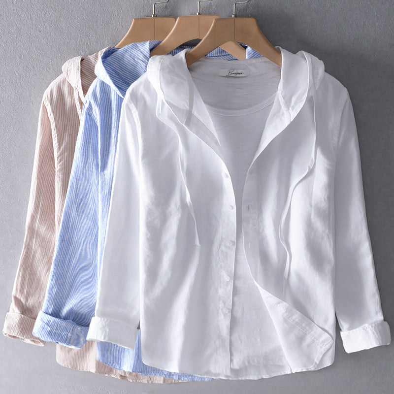 Tiffany Linen Blouse - Elegant and Breathable Summer Top for Women