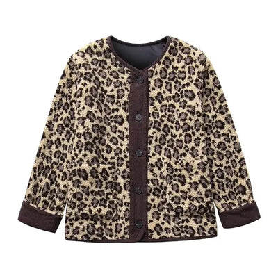 Sara™ Leopard Fleece Jacket | Cozy and Chic Oversized Fleece for Effortless Style