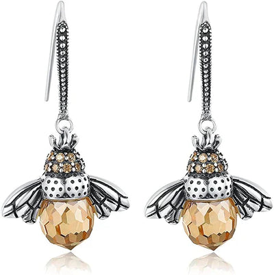 Queen Bee Drop Earrings | Elegant Statement Earrings