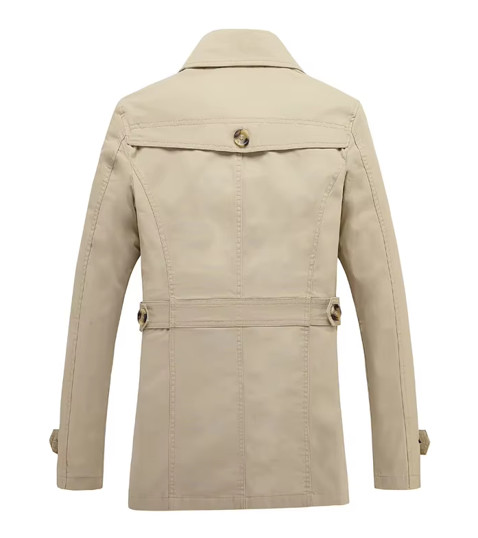 Michiel Winter Trench Coat | Stylish & Warm Winter Coat with Plush Lining