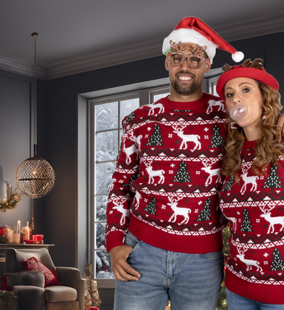 Cozy Red Christmas Sweater | Perfect for Men & Women