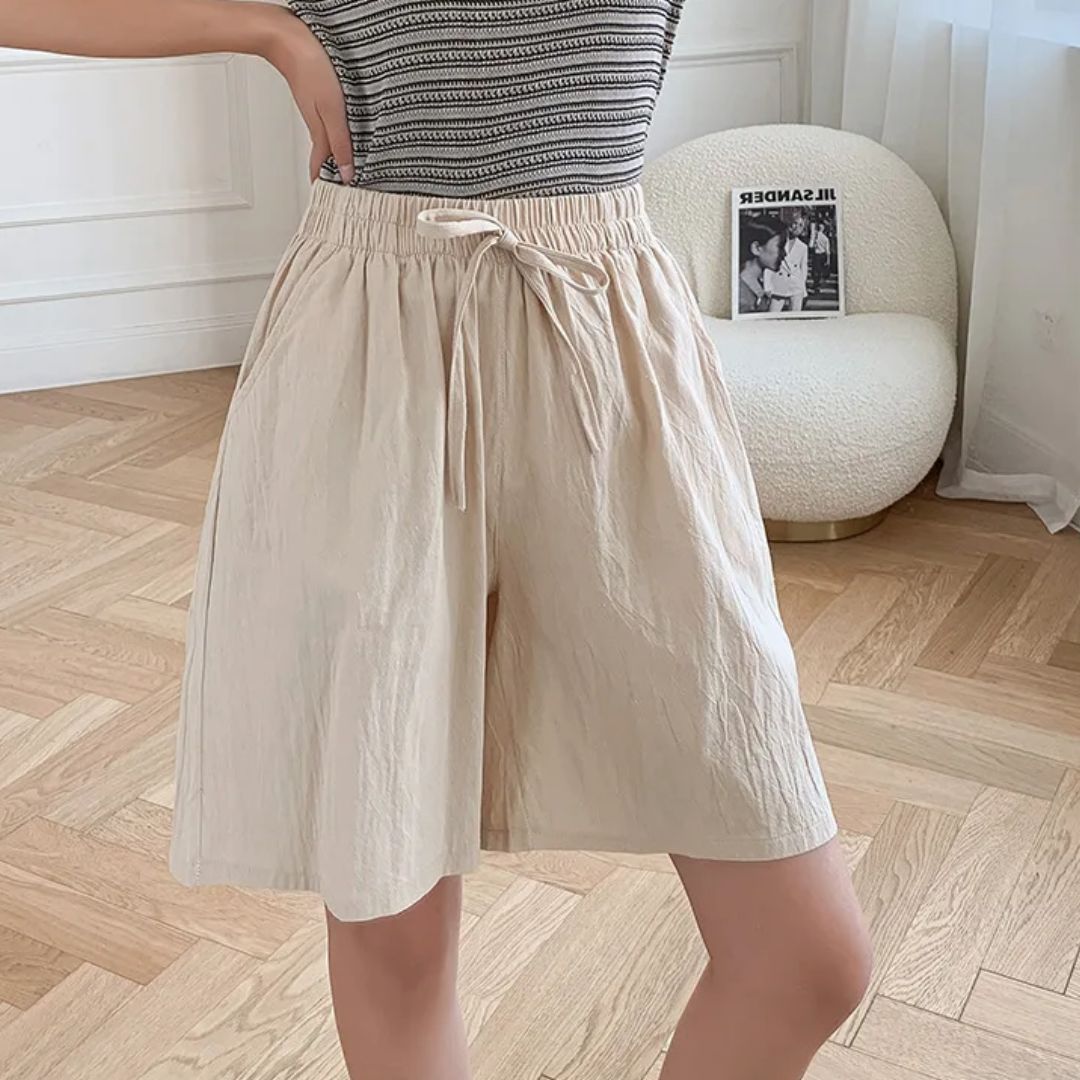 Liza Summer Shorts | Lightweight & Casual Linen Shorts