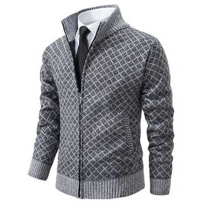 Sebastian™ – Stylish Knitted Jacquard Sweater for Men