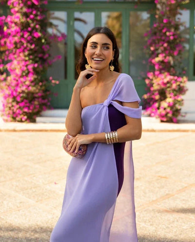 Chic Purple Women Dress