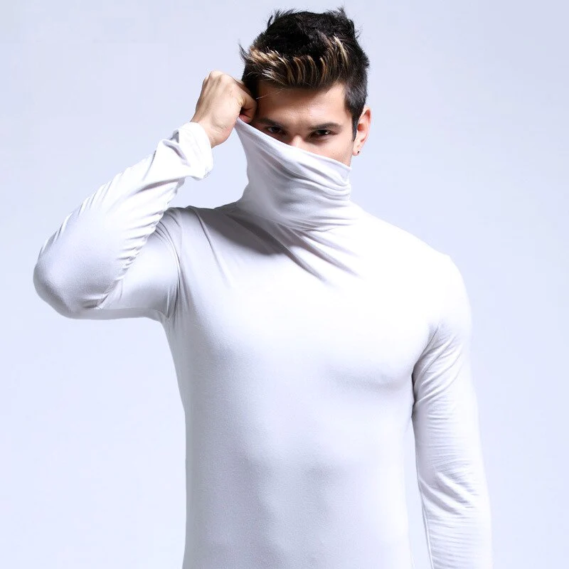 Vardi Thermo Turtleneck Top | Slim-Fit Thermal Undershirt for All-Day Warmth