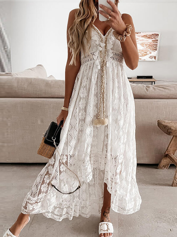 Mara Lace Maxi Dress | Elegant & Chic Summer Dress for Special Occasions