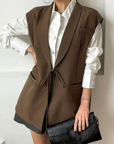 Chic Trendy Women Blazer Vest