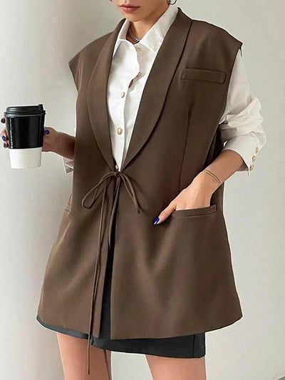 Chic Trendy Women Blazer Vest