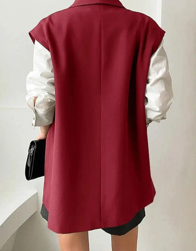 Chic Trendy Women Blazer Vest