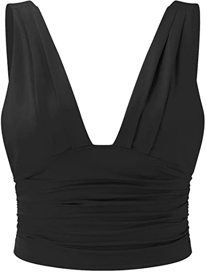 Evi Elegant Women's Top | A Chic & Low-Cut Summer Top